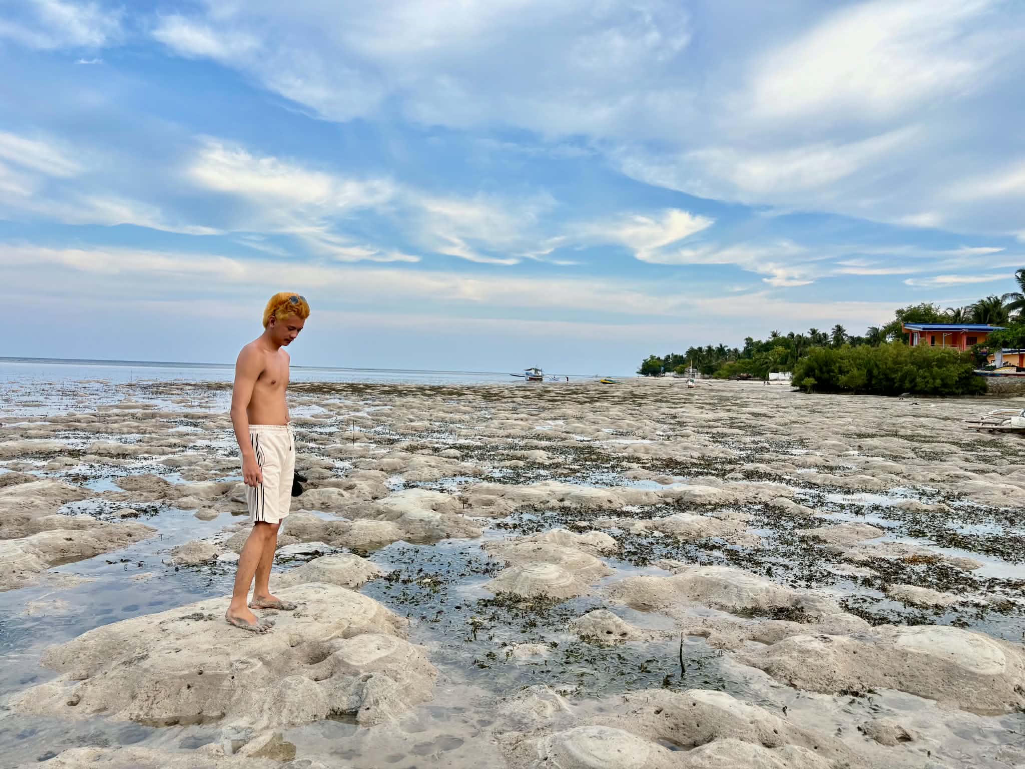 Exploring the Low Tide Flats at Balay Amakan